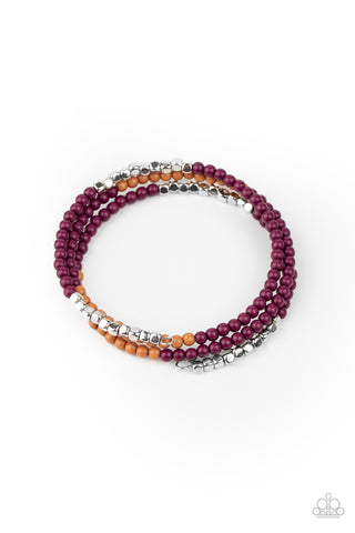 Spiral Dive Bracelet__Purple