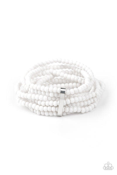 Thank Me LAYER Bracelet__White