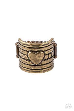 Don't Lose Heart Ring__Brass