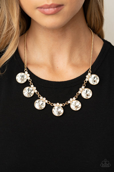 GLOW-Getter Glamour Necklace__Gold