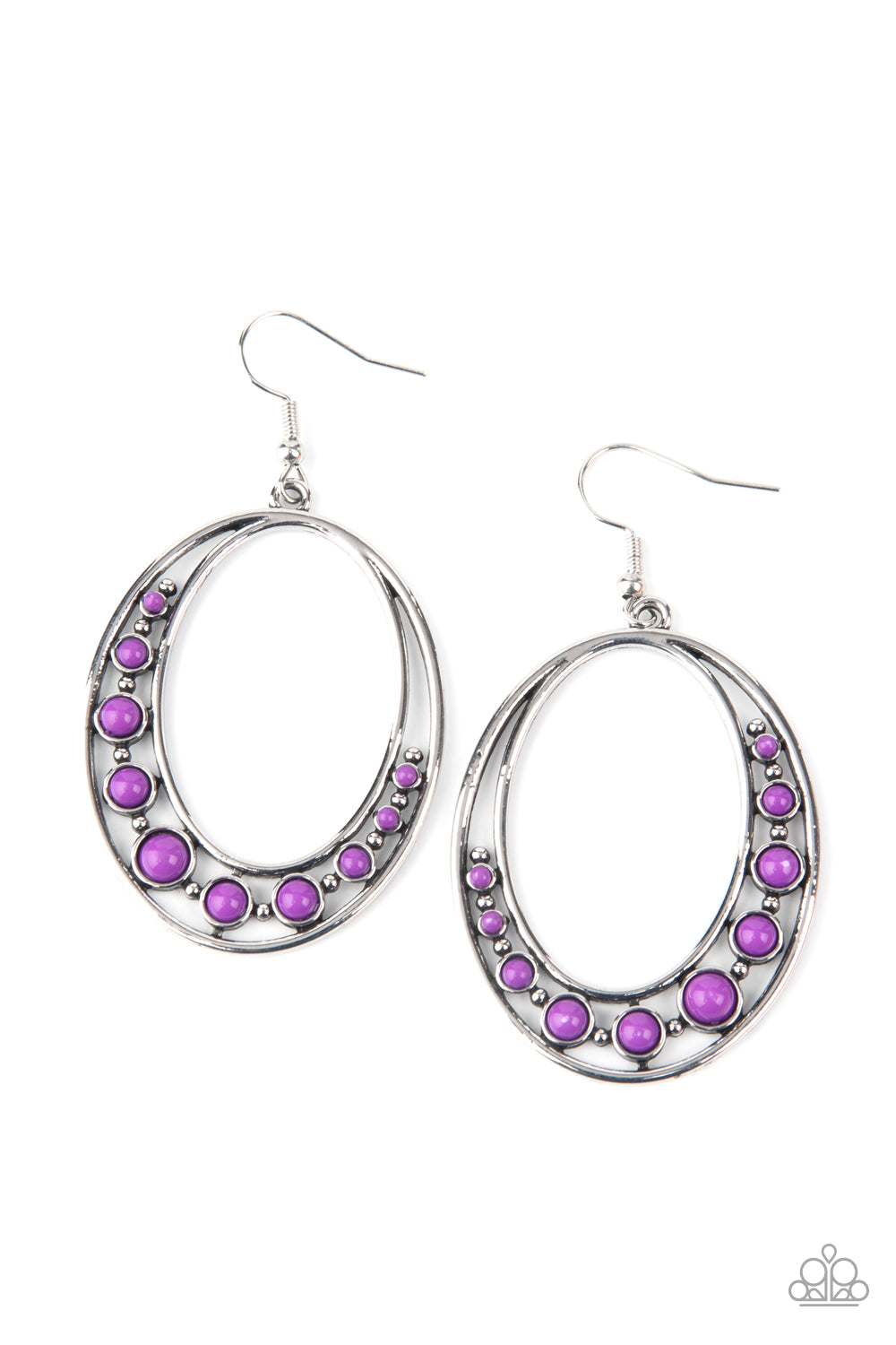 Crescent Cove Earrings__Purple
