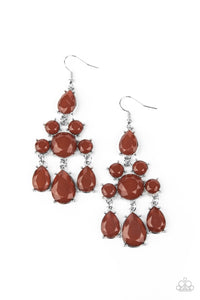 Afterglow Glamour Earrings__Brown