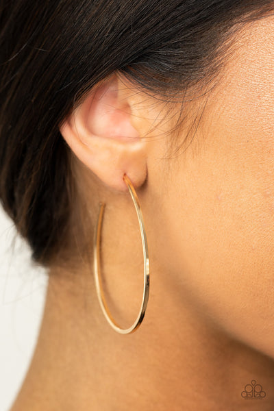 Cool Curves Earrings__Gold