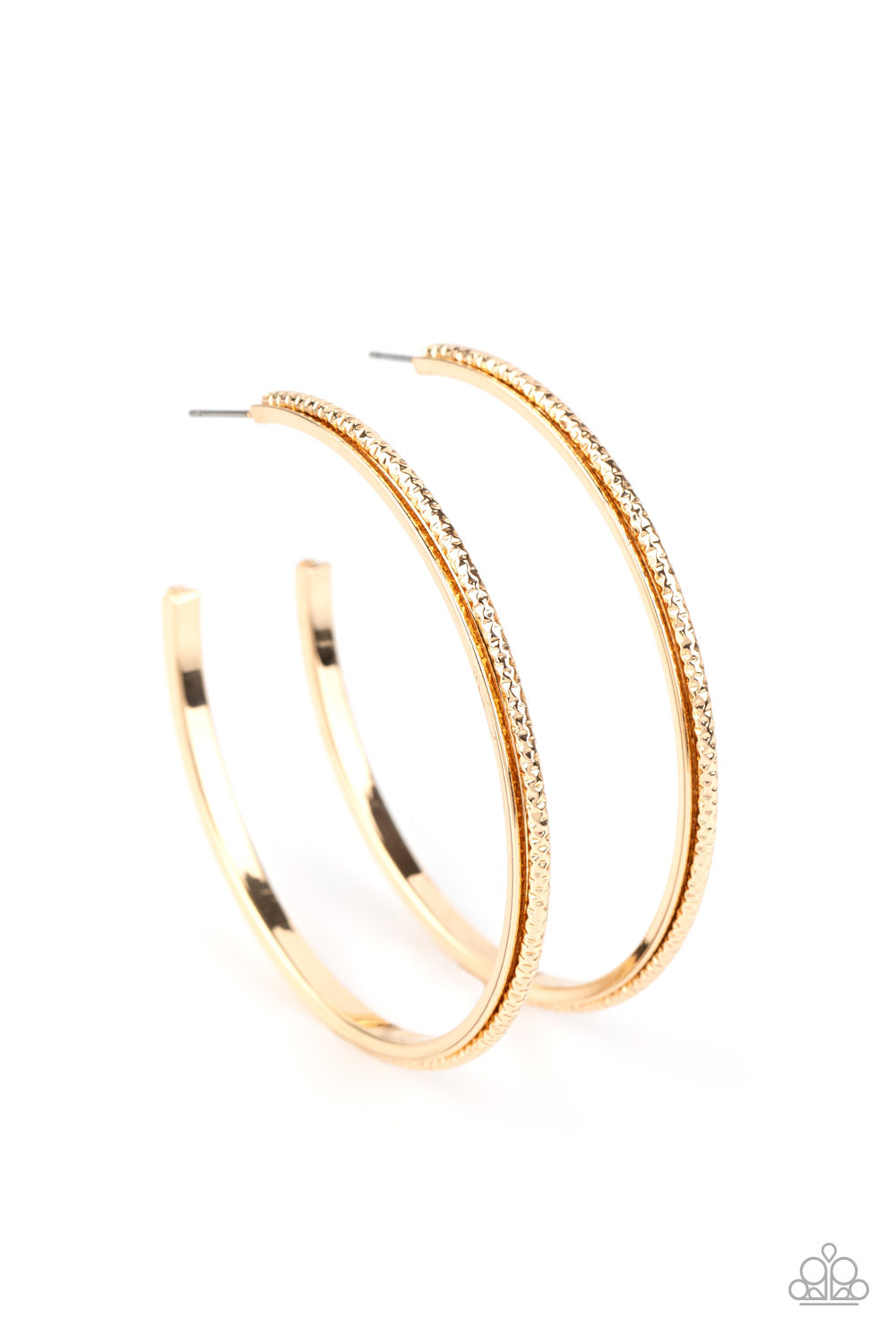 Sultry Shimmer Earrings__Gold