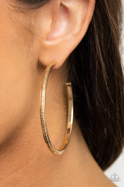 Sultry Shimmer Earrings__Gold