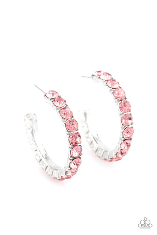 CLASSY is in Session Earrings__Pink