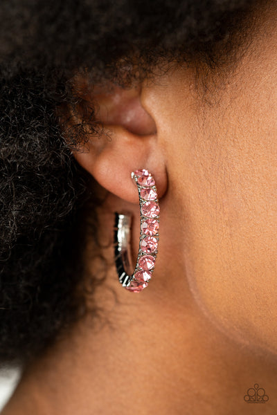 CLASSY is in Session Earrings__Pink