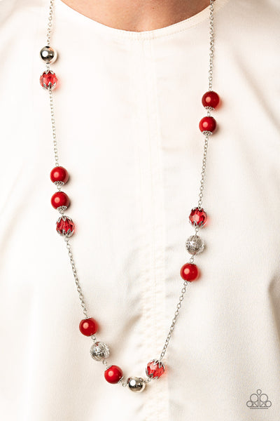 Fruity Fashion Necklace__Red