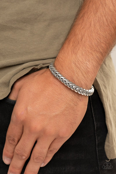 Tough as Nails Bracelet__Silver