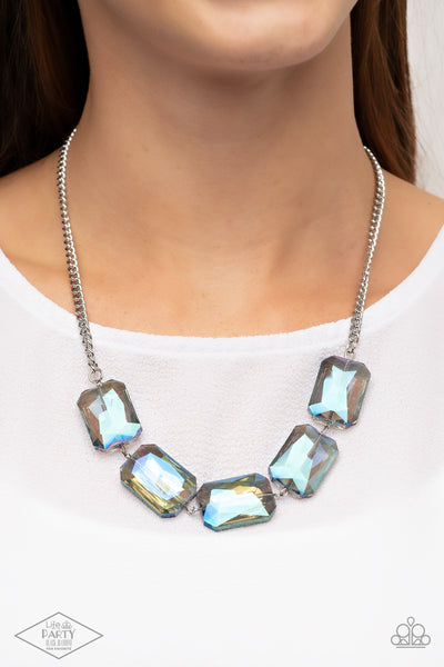 Heard It On The HEIR-Waves Necklace__Blue