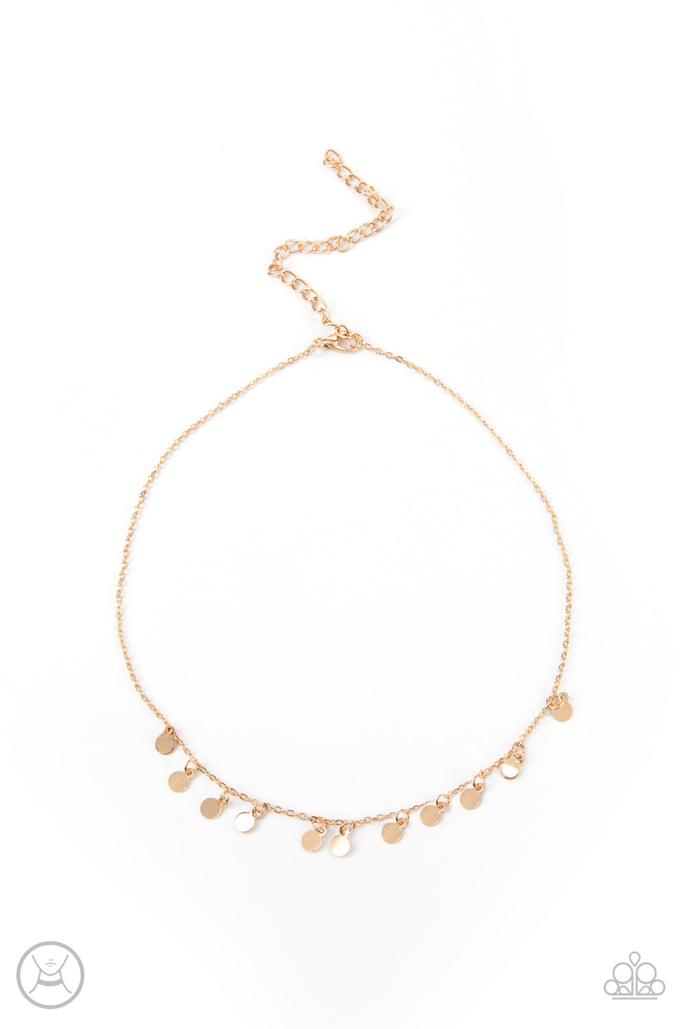 Ready, Set, DISCO! Necklace__Gold