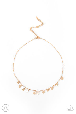 Ready, Set, DISCO! Necklace__Gold