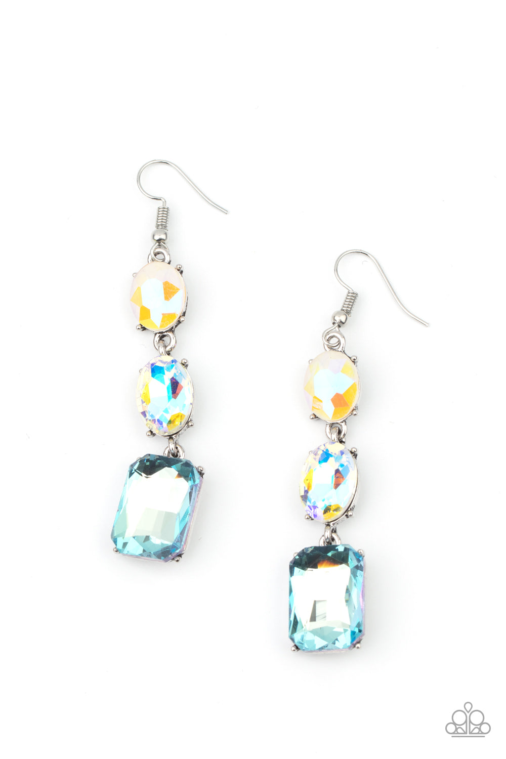 Dripping In Melodrama Earrings__Blue