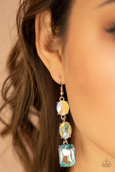 Dripping In Melodrama Earrings__Blue