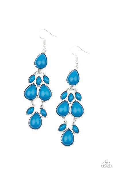 Superstar Social Earrings__Blue