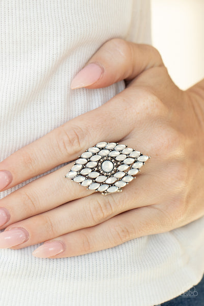 Incandescently Irresistible Ring__White