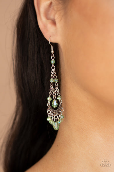 First In SHINE Earrings__Green