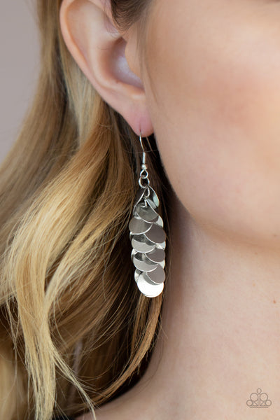 Hear Me Shimmer Earrings__Silver