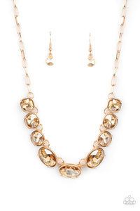 Gorgeously Glacial Necklace__Gold