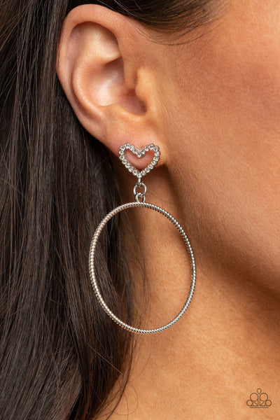 Love Your Curves Earrings__White