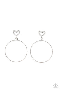 Love Your Curves Earrings__White