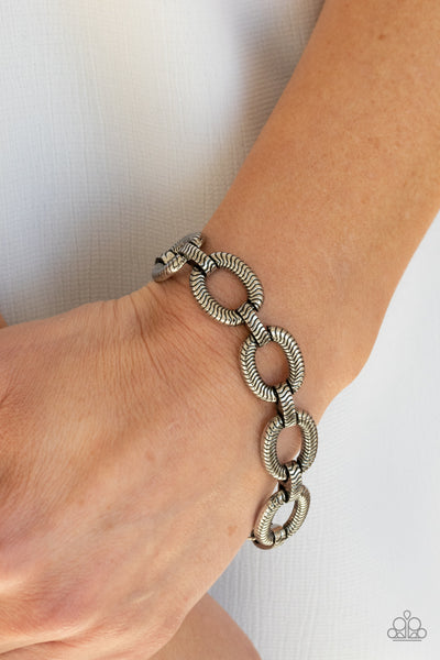 Industrial Amazon Bracelet__Silver