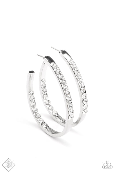 Borderline Brilliance Earrings__White