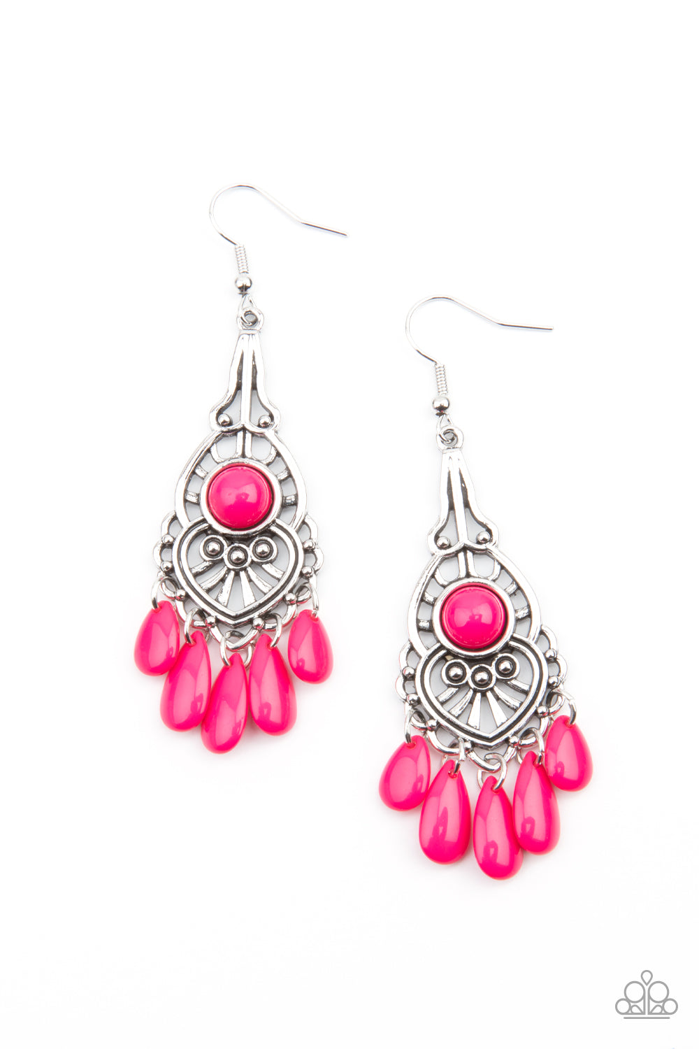 Fruity Tropics Earrings__Pink