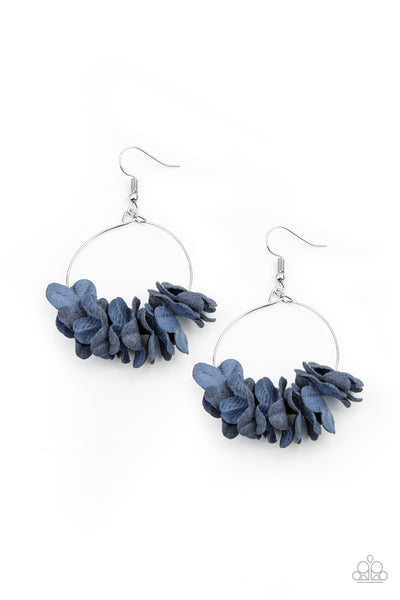 Flirty Florets Earrings__ Blue