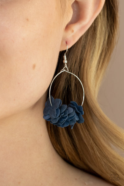 Flirty Florets Earrings__ Blue