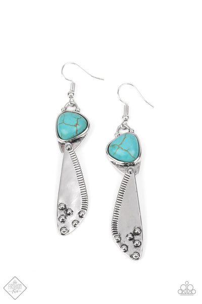 Going-Green Goddess Earrings__Blue