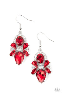 Stunning Starlet Earrings__Red