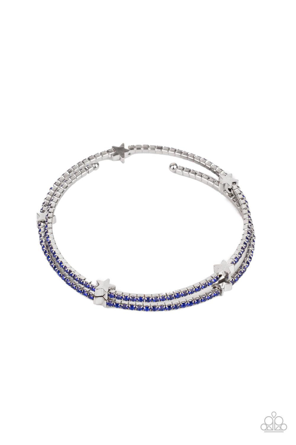 Let Freedom BLING Bracelet__Blue