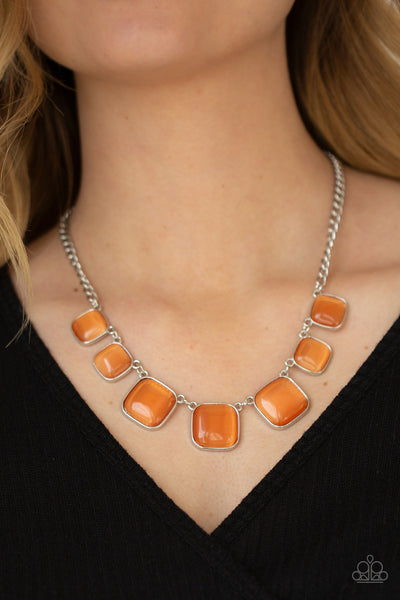 Aura Allure Necklace__Orange