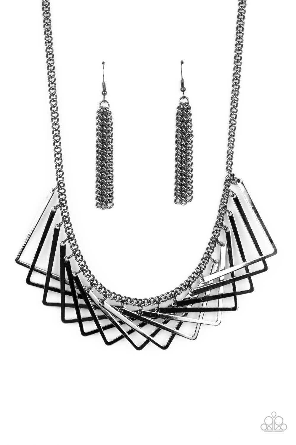 Metro Mirage Necklace__Black