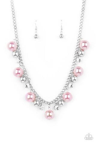 Galactic Gala Necklace__Pink