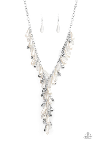 Dripping With DIVA-ttitude Necklace__White