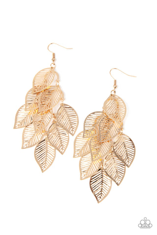 Limitlessly Leafy Earrings__Gold