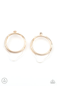 Clear The Way! Earrings__Gold