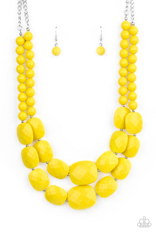 Resort Ready Necklace__Yellow