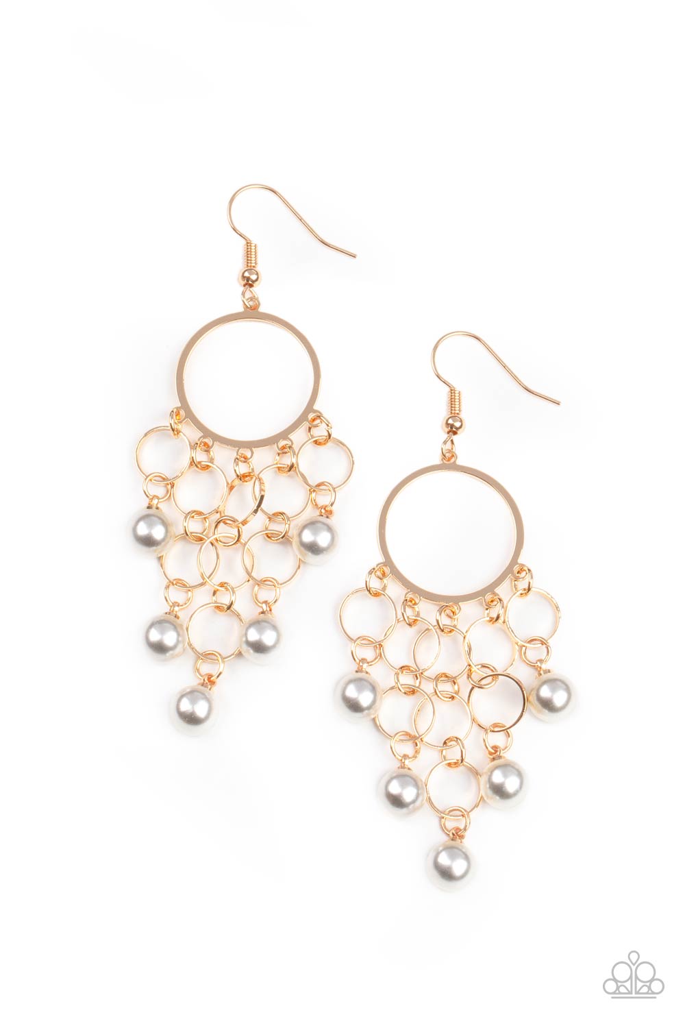 When Life Gives You Pearls Earrings__Gold