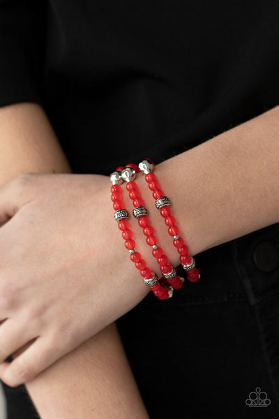 Here to STAYCATION Bracelet__Red