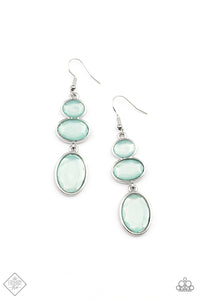 Tiers Of Tranquility Earrings__Blue