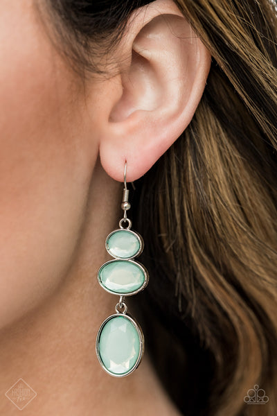 Tiers Of Tranquility Earrings__Blue