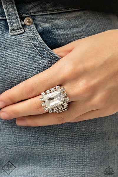 Galactic Glamour Ring__White