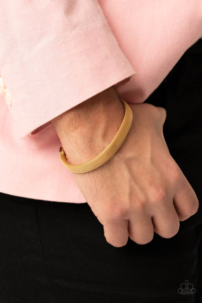 Ready, Willing, and CABLE Bracelet__Gold