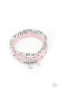 Glacial Glimmer Bracelet__Pink