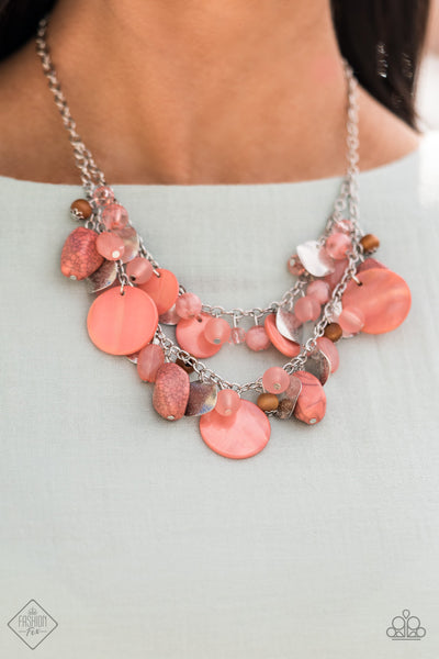 Spring Goddess Necklace__ Orange