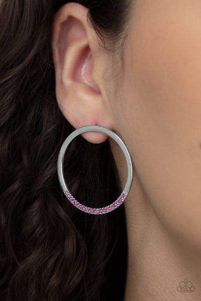 Spot On Opulence Earrings__Pink