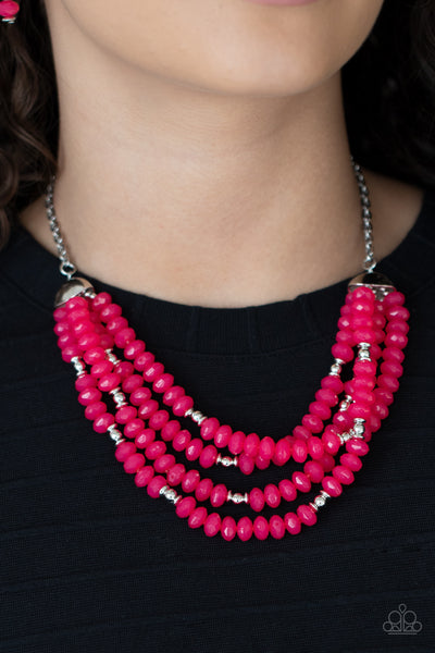 Best POSH-ible Taste Necklace__Pink